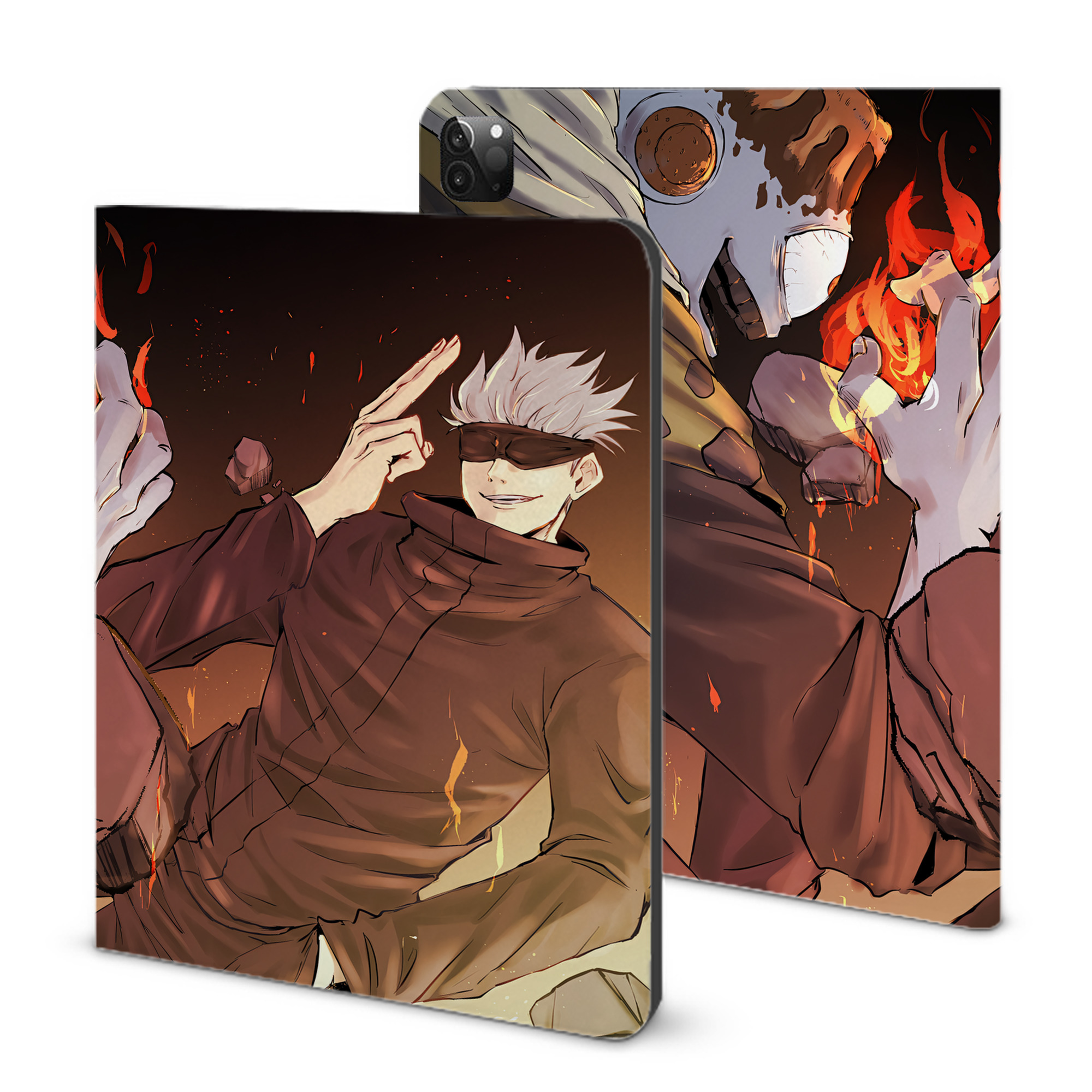 （画像用） 呪術廻戦 Jujutsu Kaisen IPadケース ペンホルダー付き ブックスタイルデザイン
